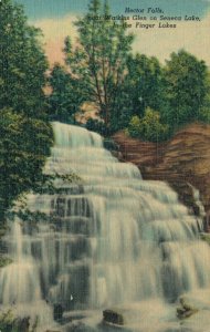 USA Hector Falls near Watkins Glen on Seneca Lake in the Finger Lakes 06.94