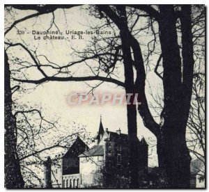 Old Postcard Dauphine Uriage les Bains Le Chateau