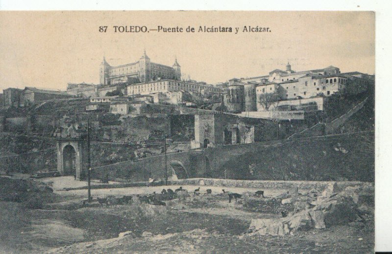 Spain Postcard - Toledo - Puente De Alcantara y Alcazar - Ref 13028A 