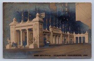 J98/ Cincinnati Ohio RPPC Postcard 1909 The Stadium Turnfest 404