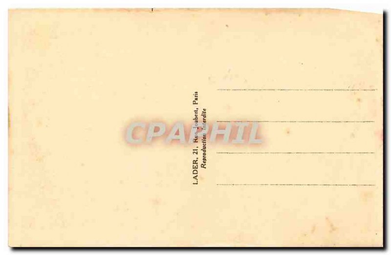 Old Postcard Paris Champs Elysees Automotive