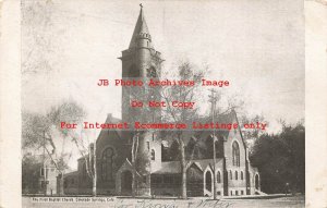 CO, Colorado Springs, Colorado, First Baptist Church, Exterior View