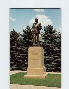 Postcard John F. Kennedy Memorial, McKeesport, Pennsylvania