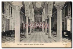 Old Postcard Tunis Bardo Palace's Hall of Justice