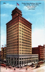 Walker Bank Building Salt Lake City Utah Vintage Postcard C064