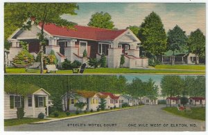 Elkton, Maryland, Early Views of Steele's Motel Court