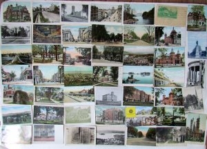 NEW YORK STATE lot of 47 NY ANTIQUE POSTCARDS