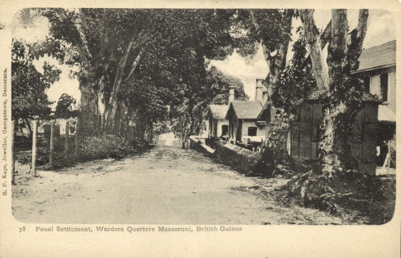 british guiana, Guyana, Demerara, Penal Settlement, Warders Quarters Massaruni