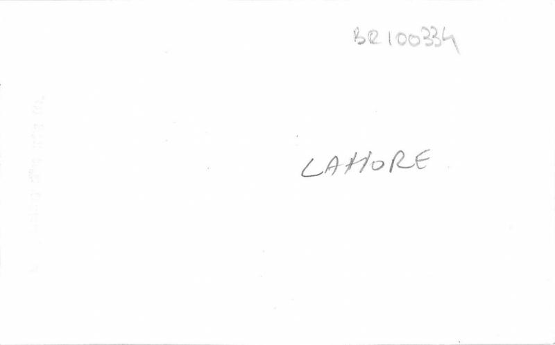 BR100334 lahore Pakistan real photo