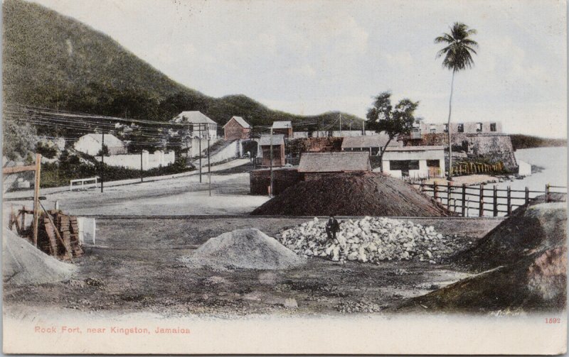 Rock Fort near Kingston Jamaica 1592 Aston Gardner Postcard G99