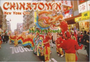 America Postcard - New York City, Chinatown, Pell Street, Manhattan RR15868