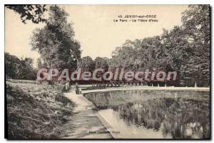 Old Postcard Juvisy sur Orge The Park On The Water Piece