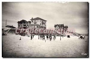 Old Postcard Biscarosse Beach Hotel And Villas