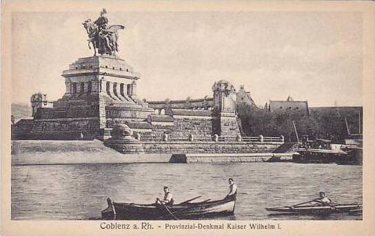 Germany Koblenz Provinzial Denkmal Kaiser Wilhelm I