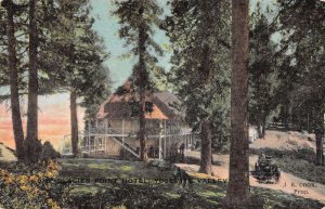 Yosemite Valley California Glacier Point Hotel Vintage Postcard AA24854