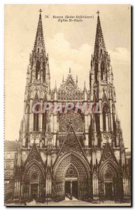 Rouen - St Ouen Church - Old Postcard