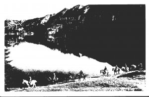 Oregon Wallowa National Forest Fishing Party Leaving Steamboat Lake 1948 Real...