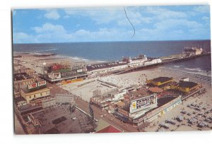 Atlantic City New Jersey NJ Vintage Postcard Steel Pier Aerial View