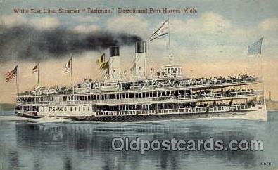 Tashmoo, Detroit and Port Huron, Mich. USA Steam Boat Steamer Ship 1916 very ...