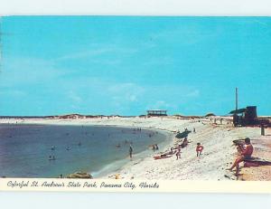 Pre-1980 BEACH SCENE Panama City Beach Florida FL G6073