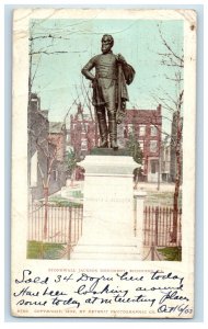 1903 Stonewall Jackson Monument, Richmond Virginia VA Antique PMC Postcard 