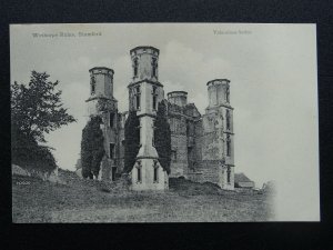 Lincolnshire STAMFORD Wothorpe Ruins c1903 UB Postcard by Valentine