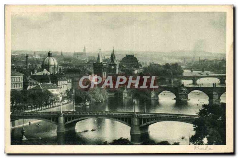 VINTAGE POSTCARD Praha