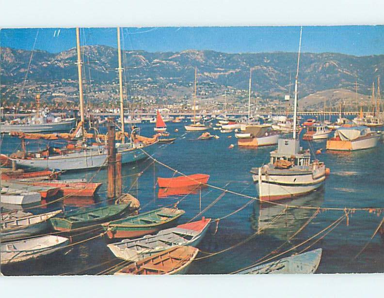 Pre-1980 HARBOR SCENE Santa Barbara California CA hp7039