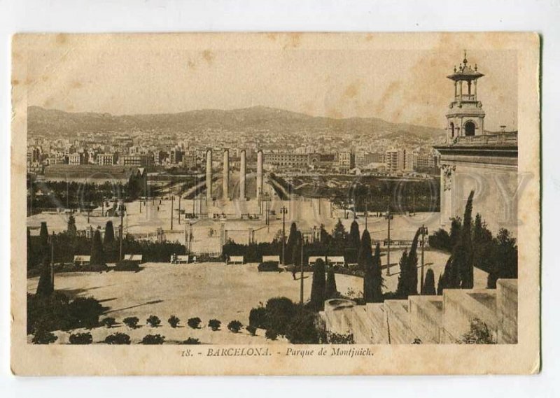 3089081 SPAIN Barcelona Parque de Motjuich Vintage PC