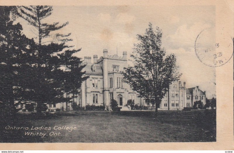 WHITBY, Ontario, Canada, PU-1923; Ontario Ladies College