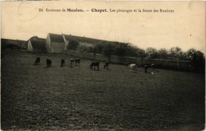 CPA Env. de MEULAN - Chapet Les paturages et la ferme des Rouloirs (246699)