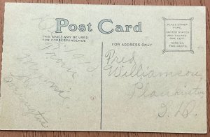 A Merry Christmas Santa Claus Addressed but But Not mailed 1910 LB