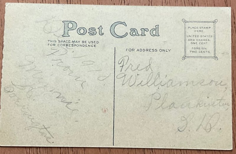 A Merry Christmas Santa Claus Addressed but But Not mailed 1910 LB