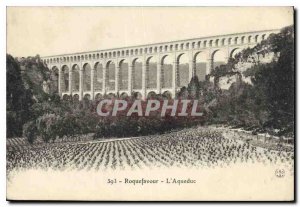 Postcard Old Roquefavour Aqueduct