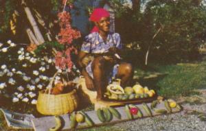 Jamaica Young Girl Selling Fruit