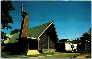 1963 Emmenuel Episcopal Church Springfield Connecticut CT Posted Postcard