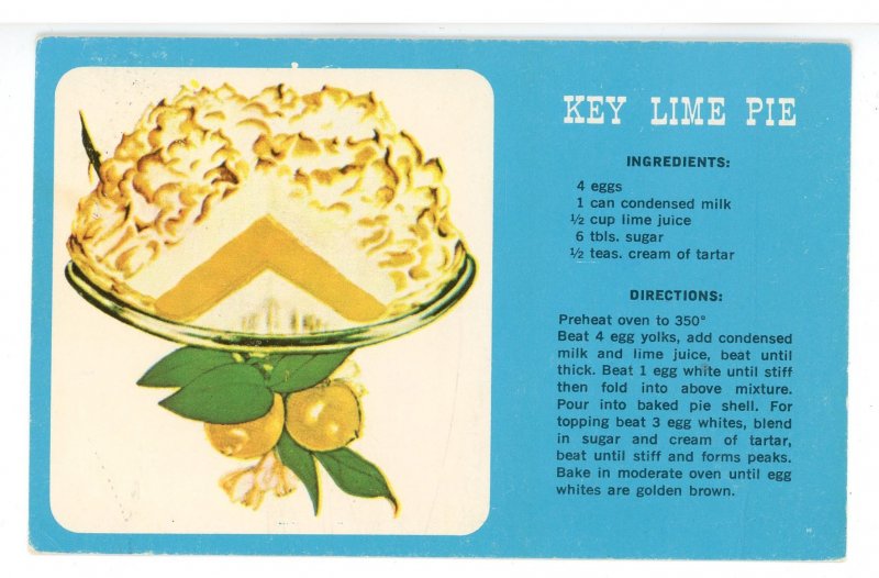 Recipe - Key Lime Pie