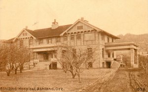 Postcard Ashland Hospital Ashland OR Jackson County PNC 1698 Temple Of Trade