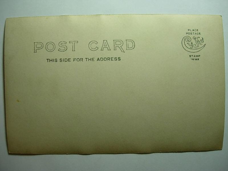 pre-1907 rppc WOMAN RAISES HER DRINKING CUP Postcard y8327