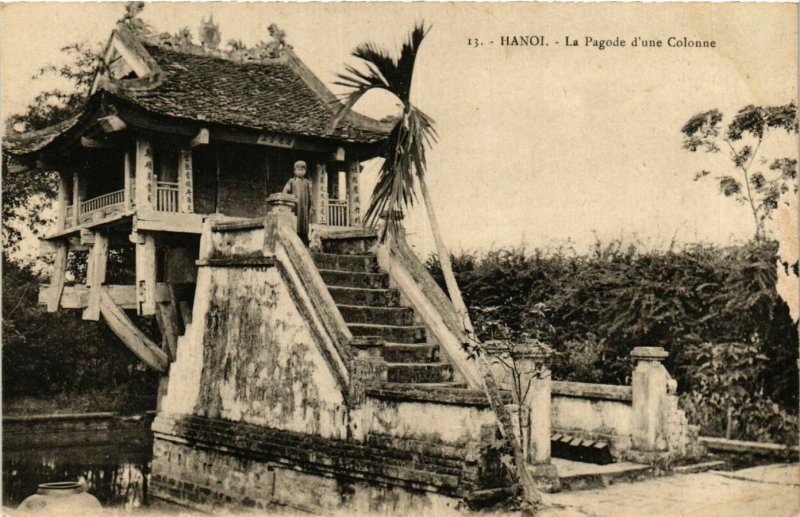 CPA AK INDOCHINA Hanoi La Pagode d'une Colonne VIETNAM (956765)