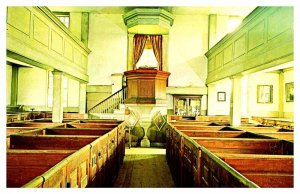 Postcard CHURCH SCENE Waldoboro Maine ME AP1545