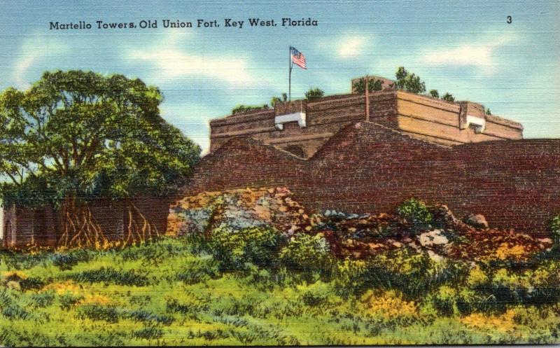 Florida Key West Martello Towers Old Union Fort