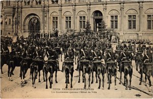 CPA Fetes Franco-Norvegiennes PARIS Hotel de Ville NORWEGIAN ROYALTY (1242136)