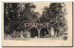 Old Postcard Abbey of Vaux From Carnay Cote Du Parc