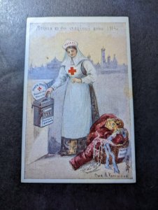 Mint Russia USSR Soviet Union Red Cross Postcard Nurse Lady