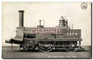 Postcard Old Train Locomotive Old Goods Engine built in 1846
