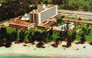 Puerto Rico San Juan Hotel Intercontinental Vintage Postcard C308