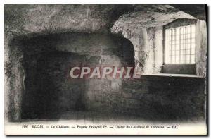 Old Postcard Prison Blois The castle Facade Francois 1er Dungeon Cardinal of ...