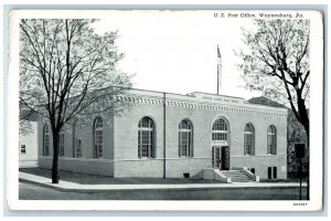 c1940 United State Post Office Building Waynesburg Pennsylvania Vintage Postcard 