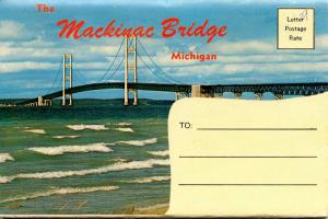 Folder - Mackinac Bridge, MI  -   (11 Views + Covers + Narrative)